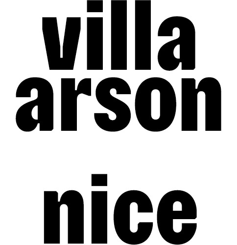 projet villa arson