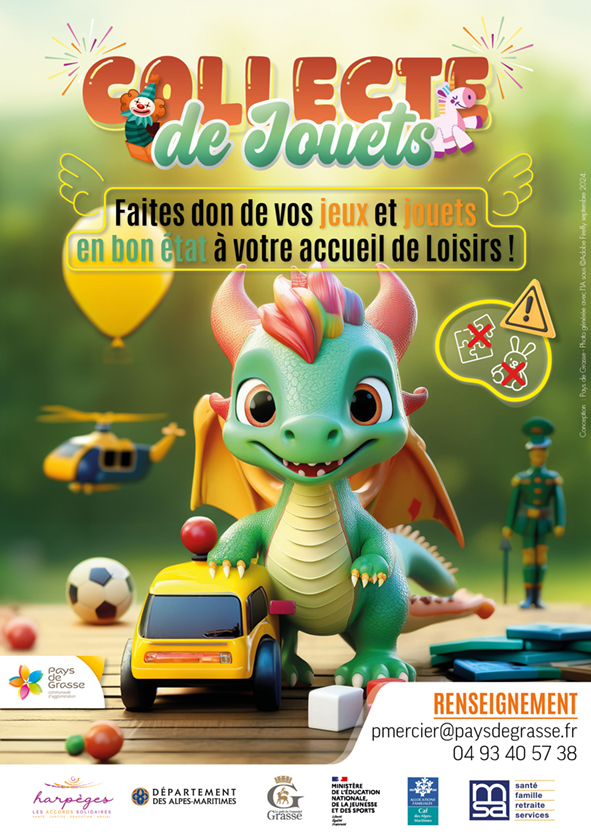 Collecte de jouets dans les accueils de loisirs CAPG