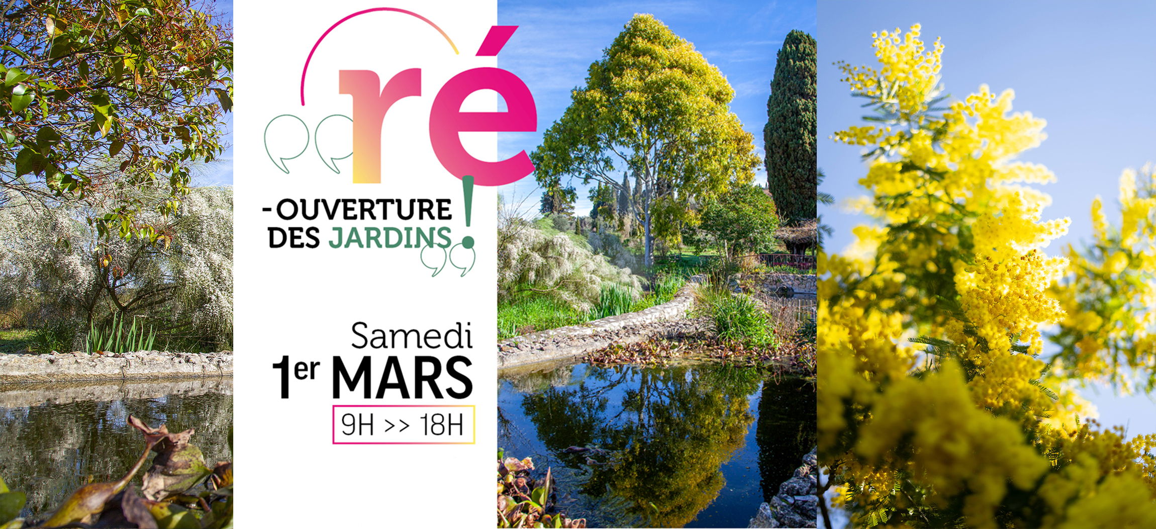 Réouverture des Jardins du MIP