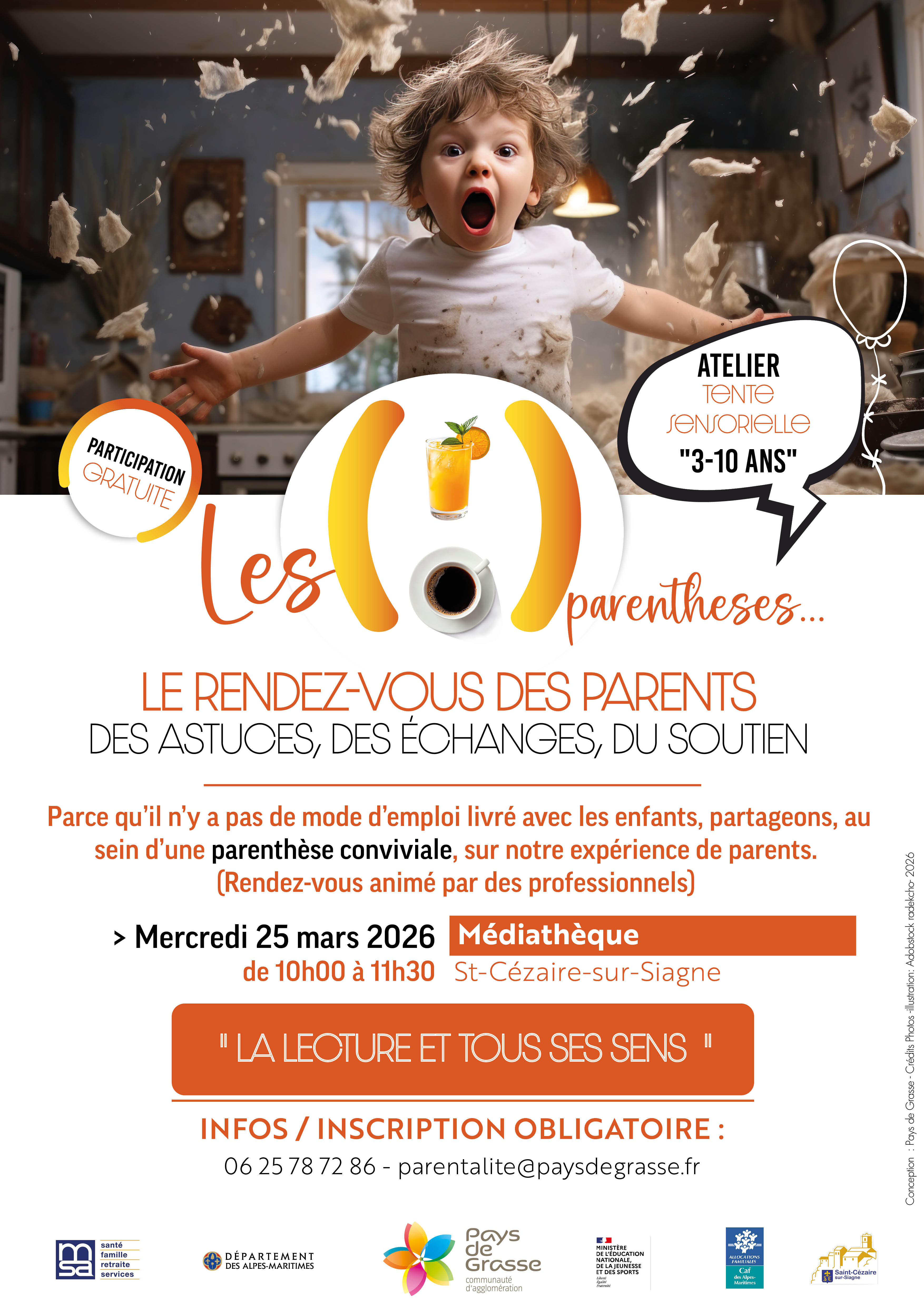 Parenthèses Parents - 25 Mars 2026 - Saint Cézaire-sur-Siagne