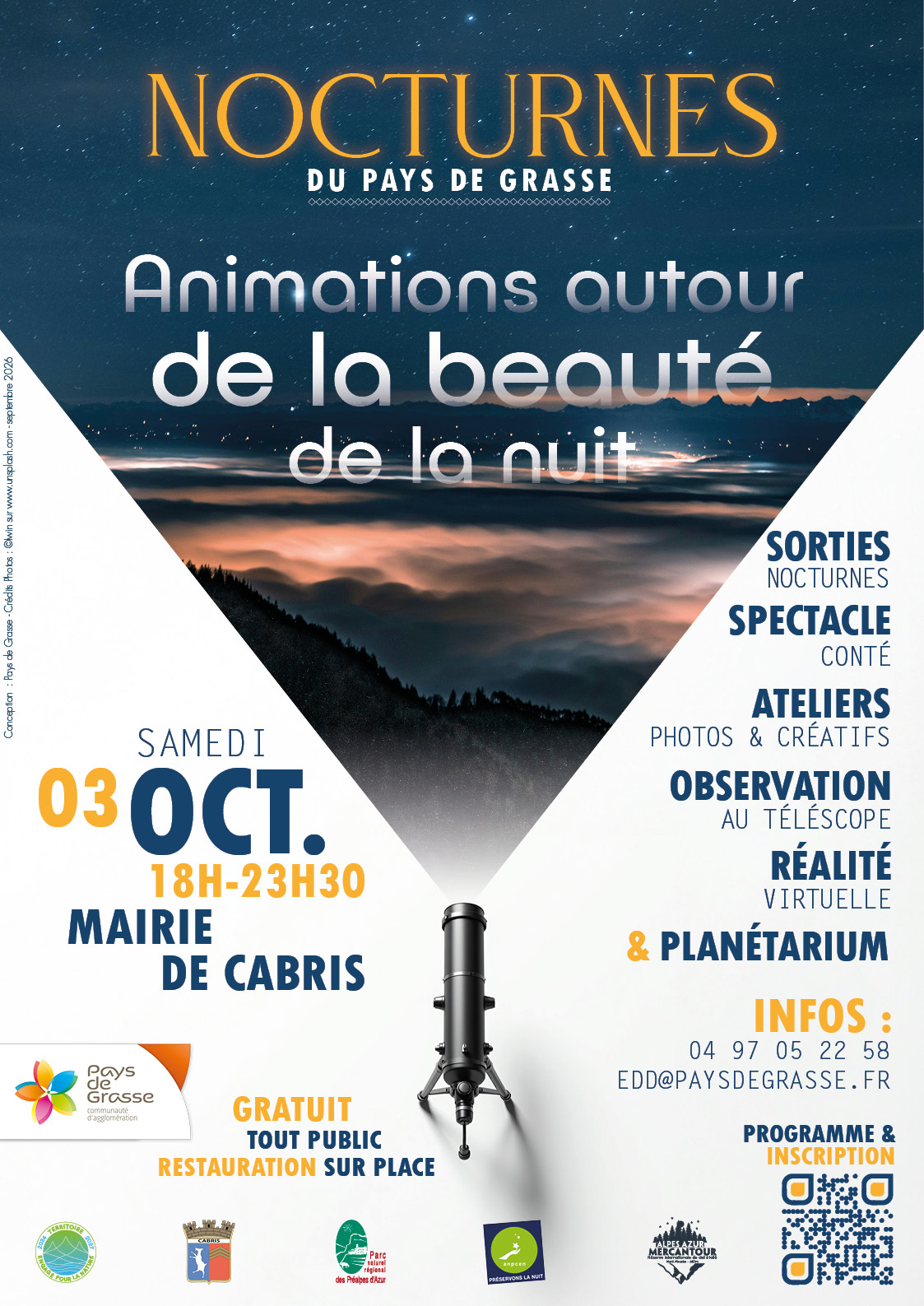 Nocturnes 2025 Pays de Grasse Cabris
