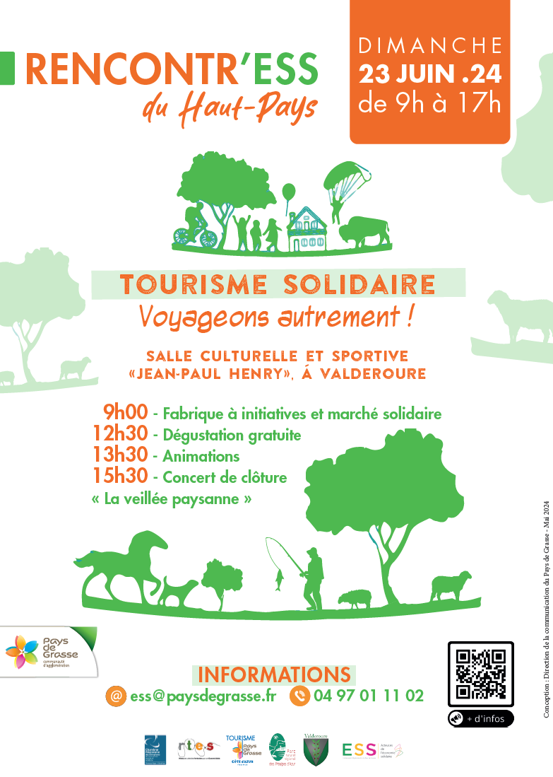 Rencontr’ESS du Haut-Pays : Tourisme solidaire, Voyageons autrement !