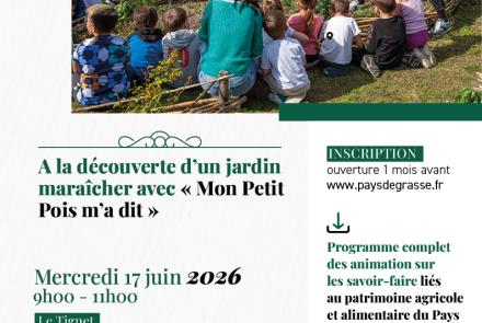 Découverte jardin maraicher Le Tignet Pays de Grasse