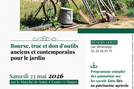 Bourse troc don outils anciens Pays de Grasse