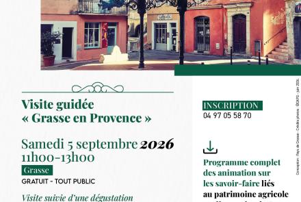 Visite guidée « Grasse en Provence » Pays de Grasse