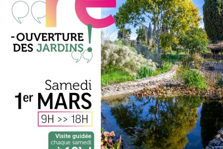 Ouverture Jardins du MIP 